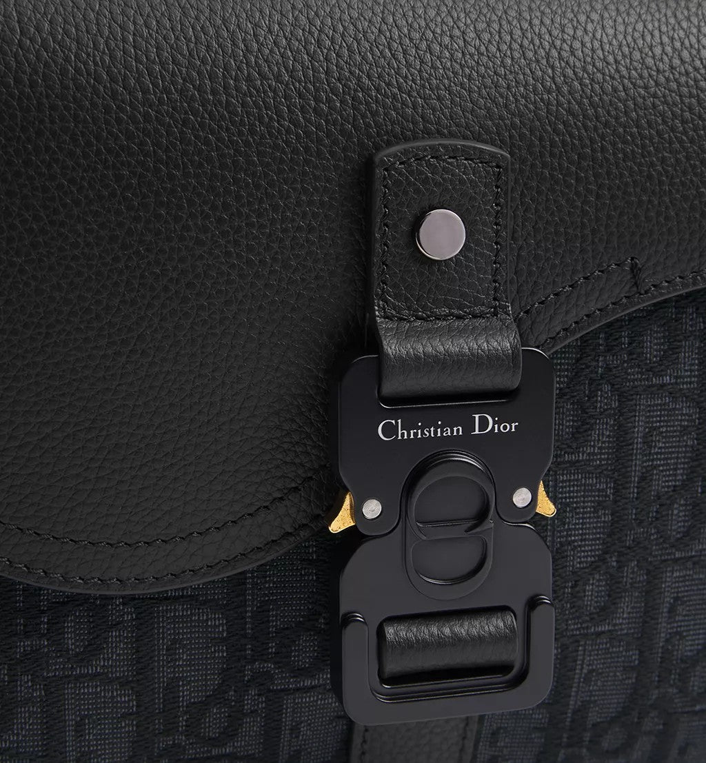 Oblique Saddle Messenger — Black