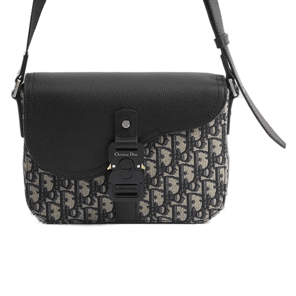 Oblique Saddle Messenger — Beige
